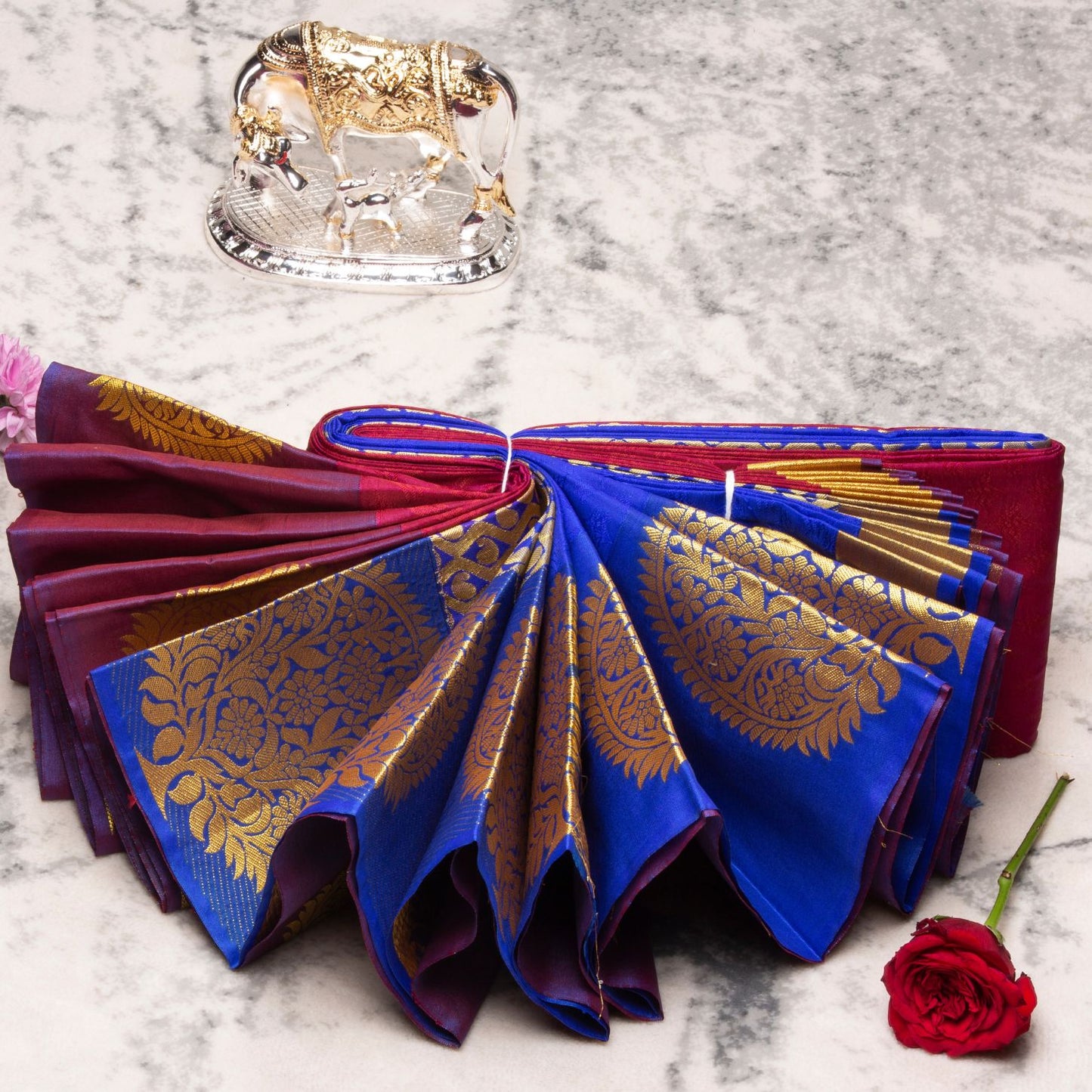 Kanchipuram Soft Lite Grape Silk Saree | KA10012