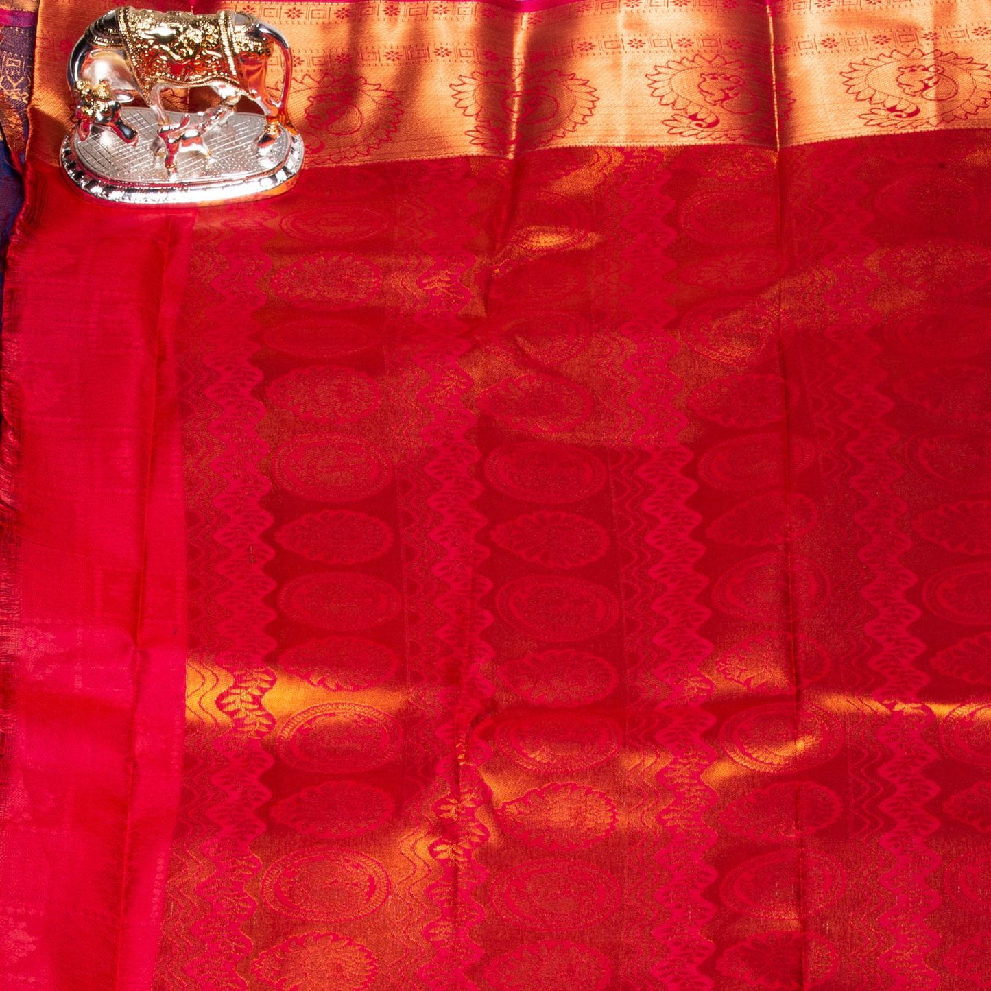 Kanchipuram Tissue Purple Silk Saree | KA10214