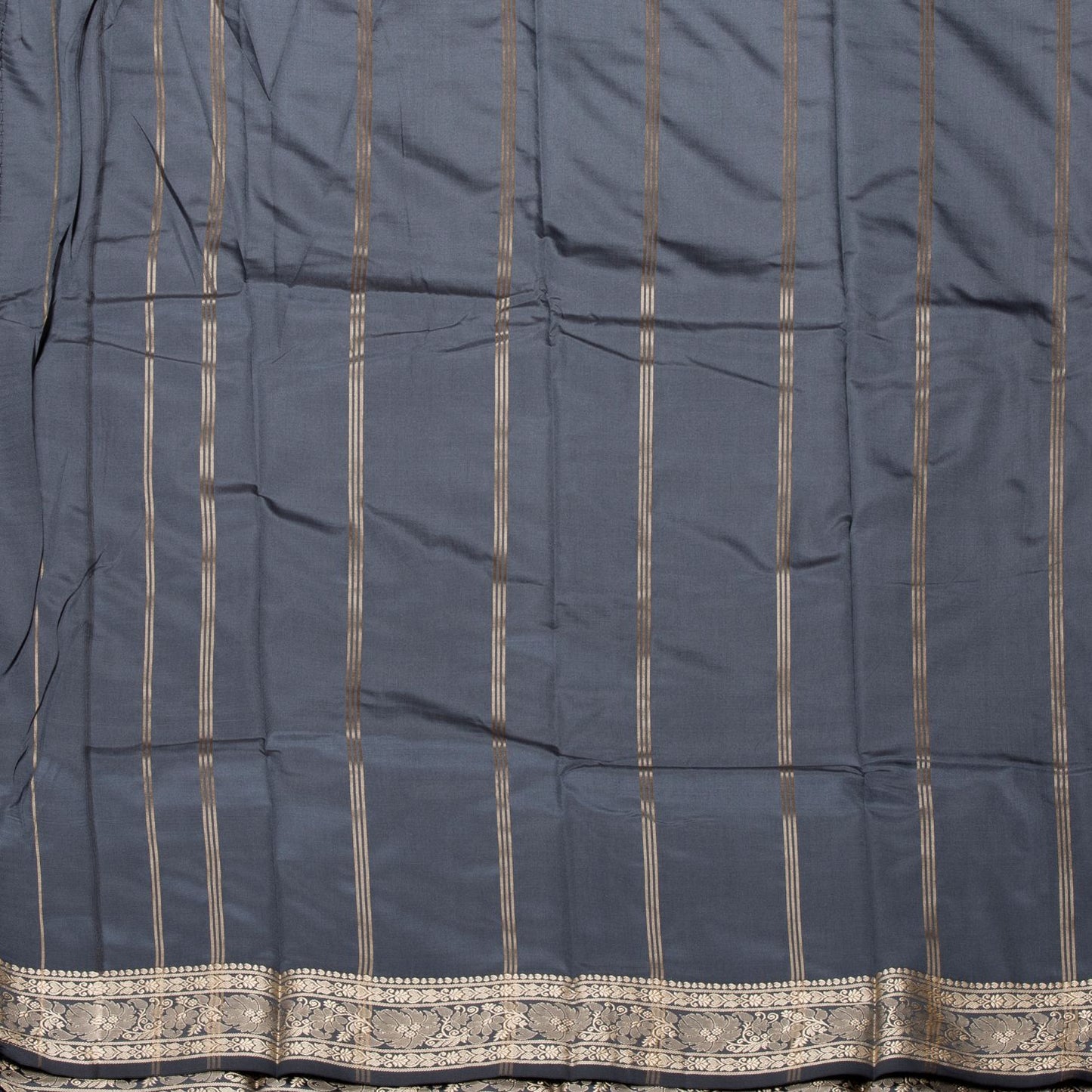 Kanchipuram Banarasi Black Silk Saree | KA10090