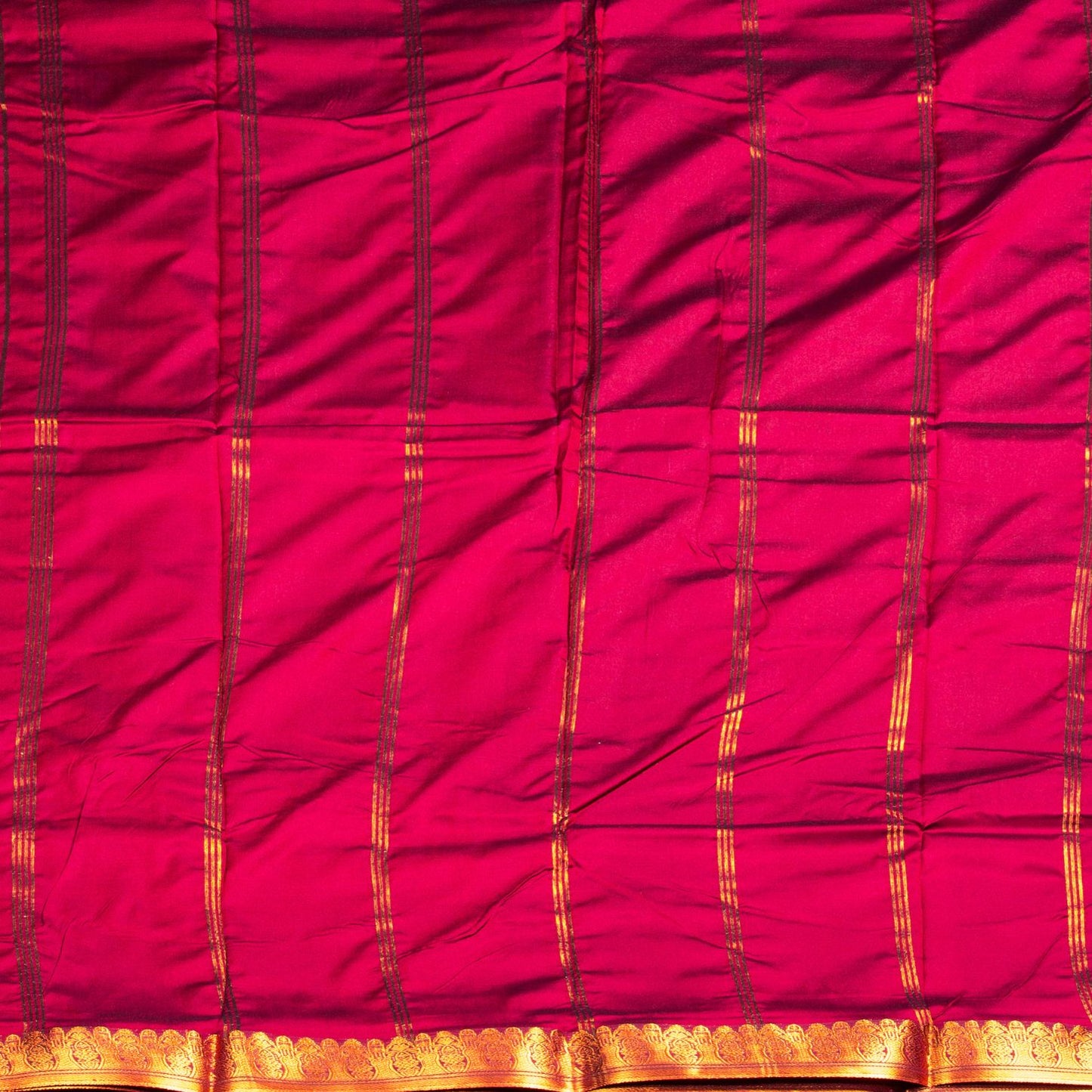 Kanchipuram Banarasi Dark Turquoise Silk Saree | KA10085