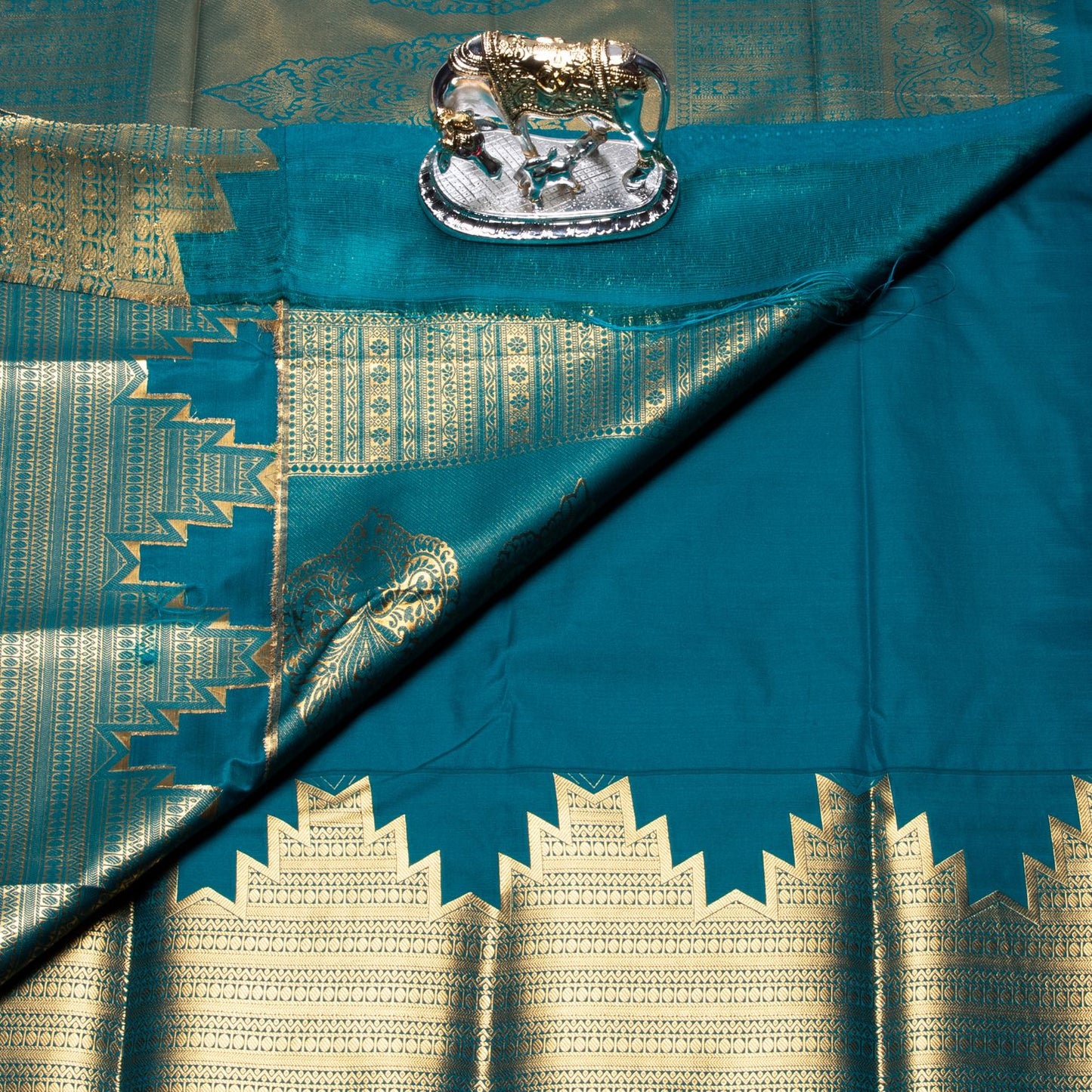 Kanchipuram Pure Chenese Purple Silk Saree | KA10161
