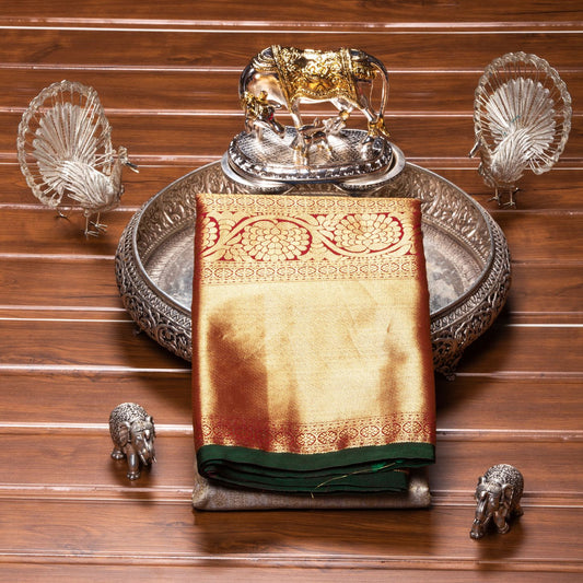Kanchipuram Tissue Egg Sel Silk Saree | KA10174