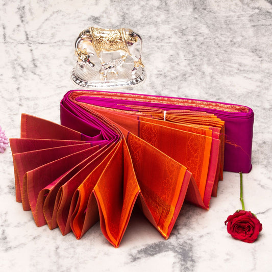 Kanchipuram Soft Lite Purple Silk Saree | KA10004