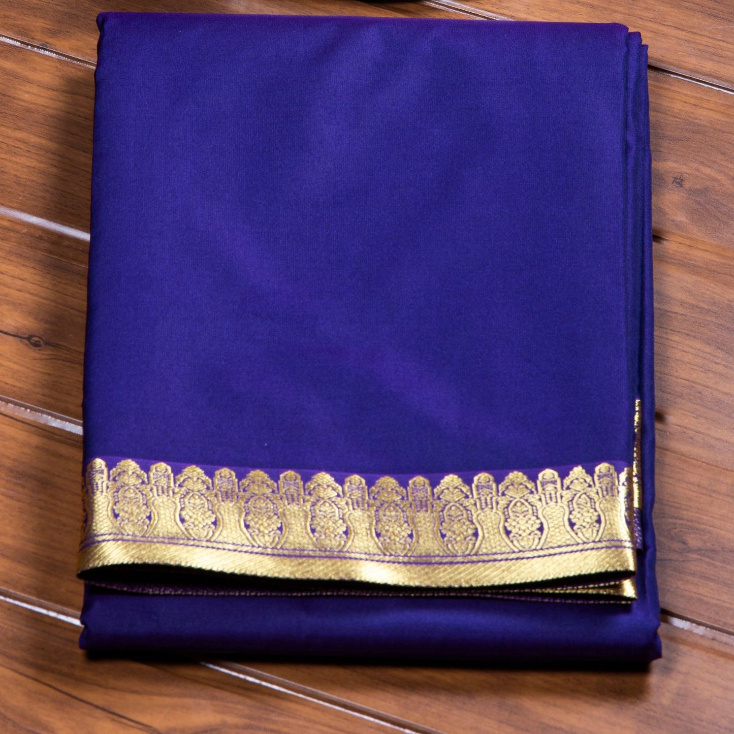 Kanchipuram Banarasi Navy Blue Silk Saree | KA10080