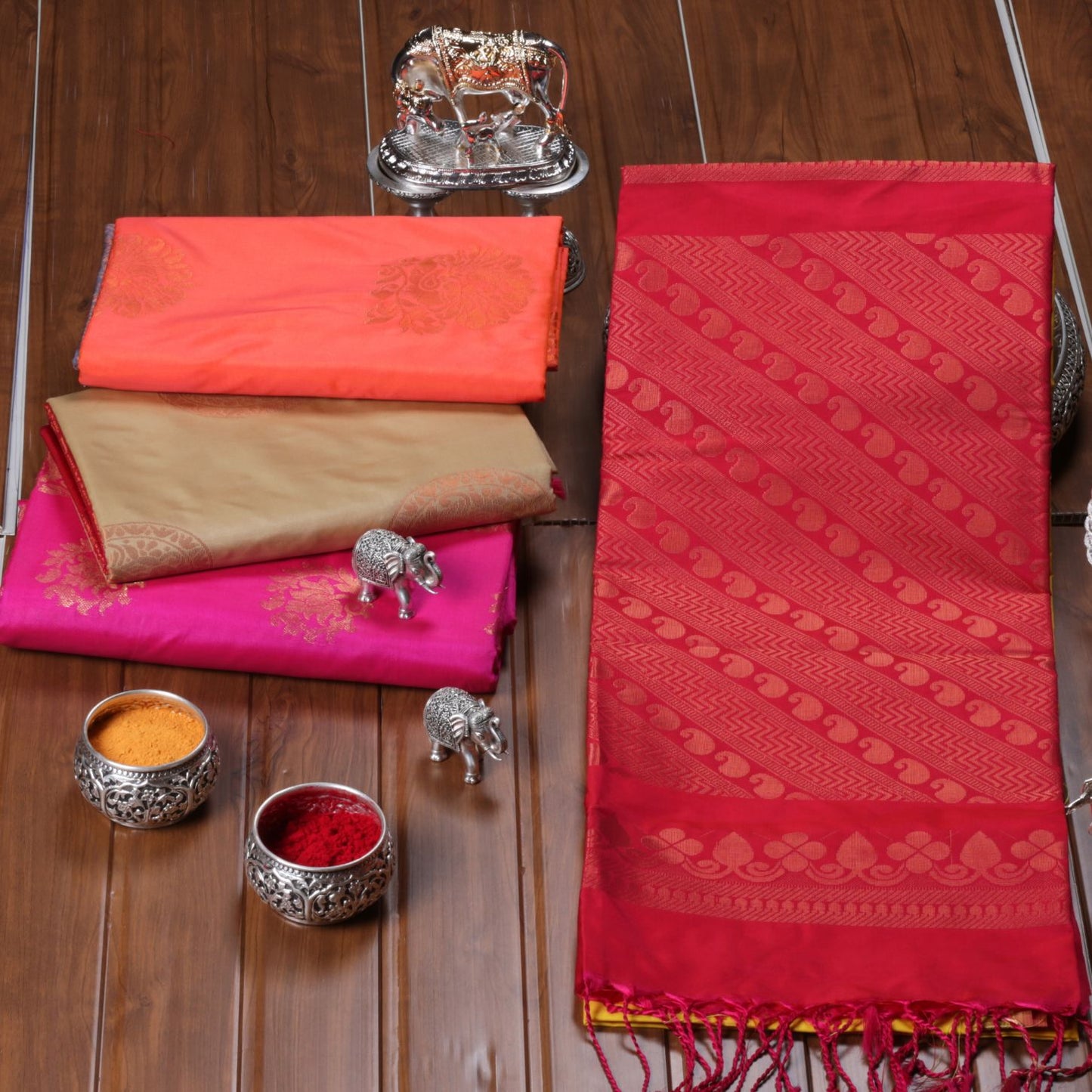Kanchipuram Soft Yellow Silk Saree | KA10242