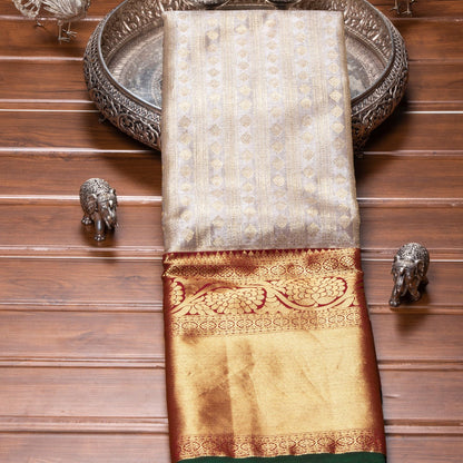 Kanchipuram Tissue Egg Sel Silk Saree | KA10174