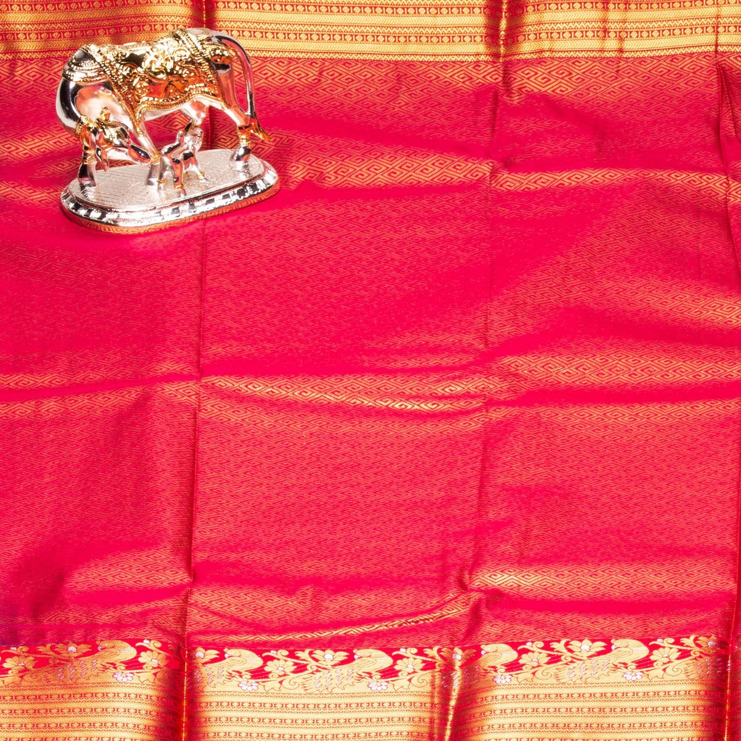 Kanchipuram Zary Indigo Silk Saree | KA10101