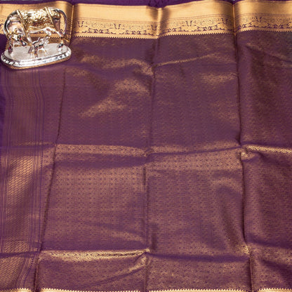 Kanchipuram Zary Dark Teal Silk Saree | KA10116