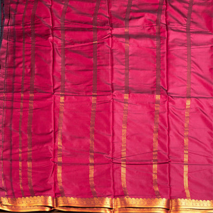 Kanchipuram Banarasi Lite Black Silk Saree | KA10081