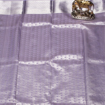 Silver Butta Medium Purple Silk Saree | KA10062