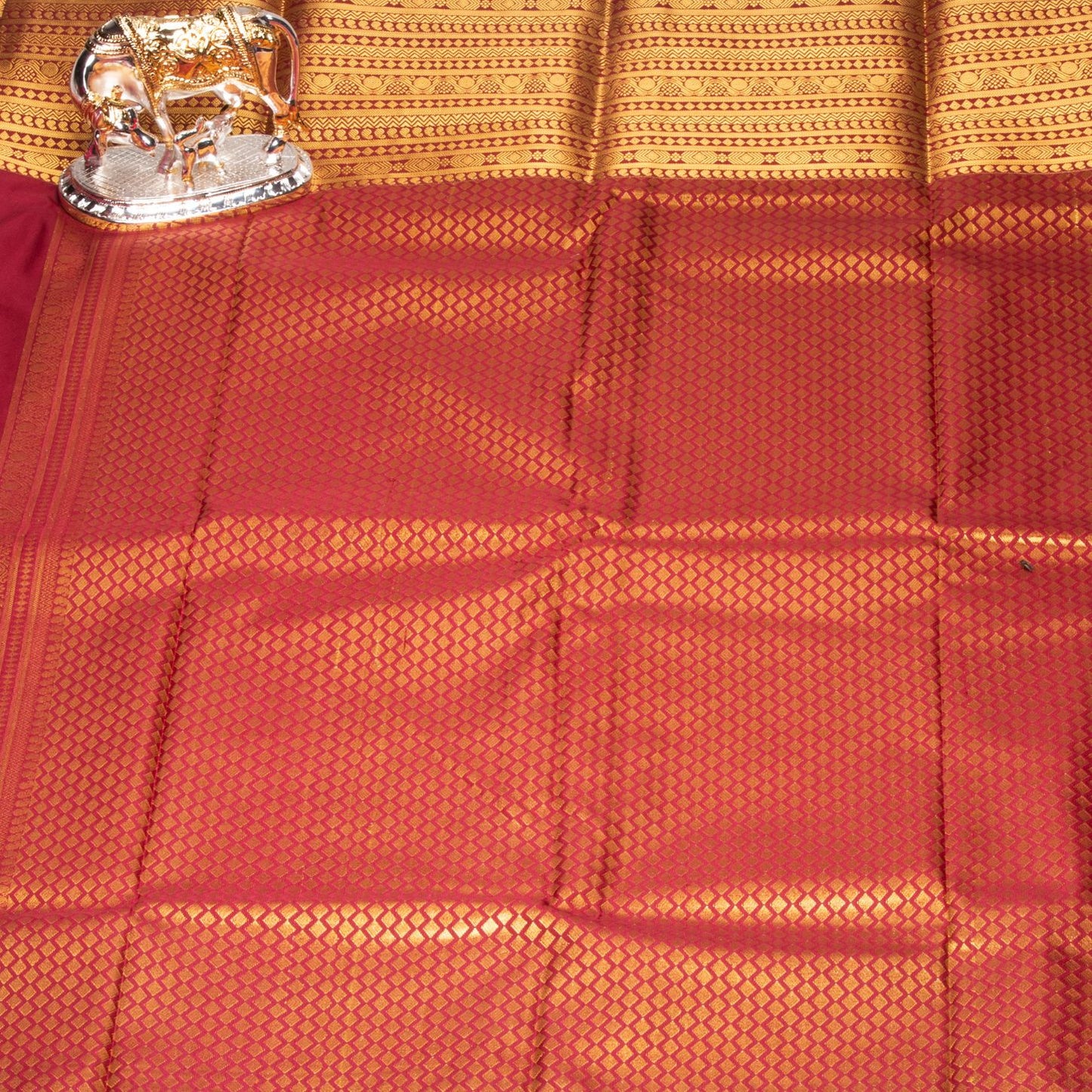 Kanchipuram Zary Tickle Pink Silk Saree | KA10119