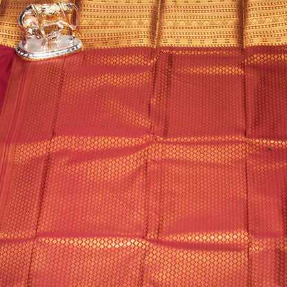 Kanchipuram Zary Tickle Pink Silk Saree | KA10119