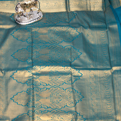 Kanchipuram Pure Wine Brown Silk Saree | KA10157