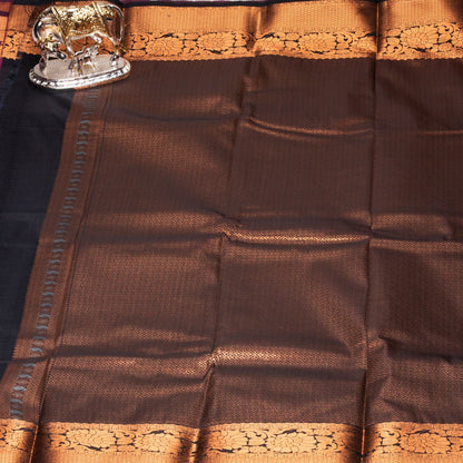 Kanchipuram Zary Dark Baby Pink Silk Saree | KA10107
