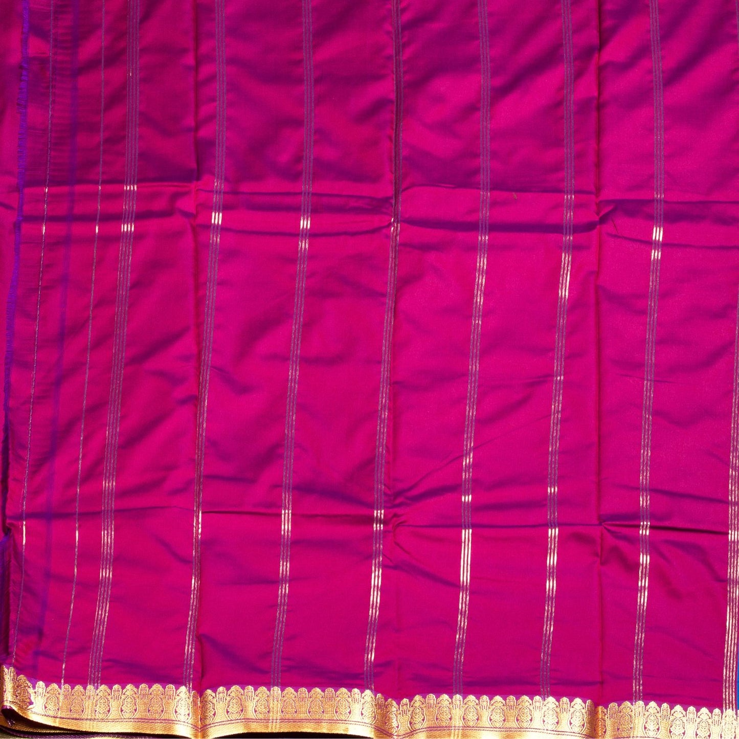 Kanchipuram Banarasi Dark Sky Blue Silk Saree | KA10084