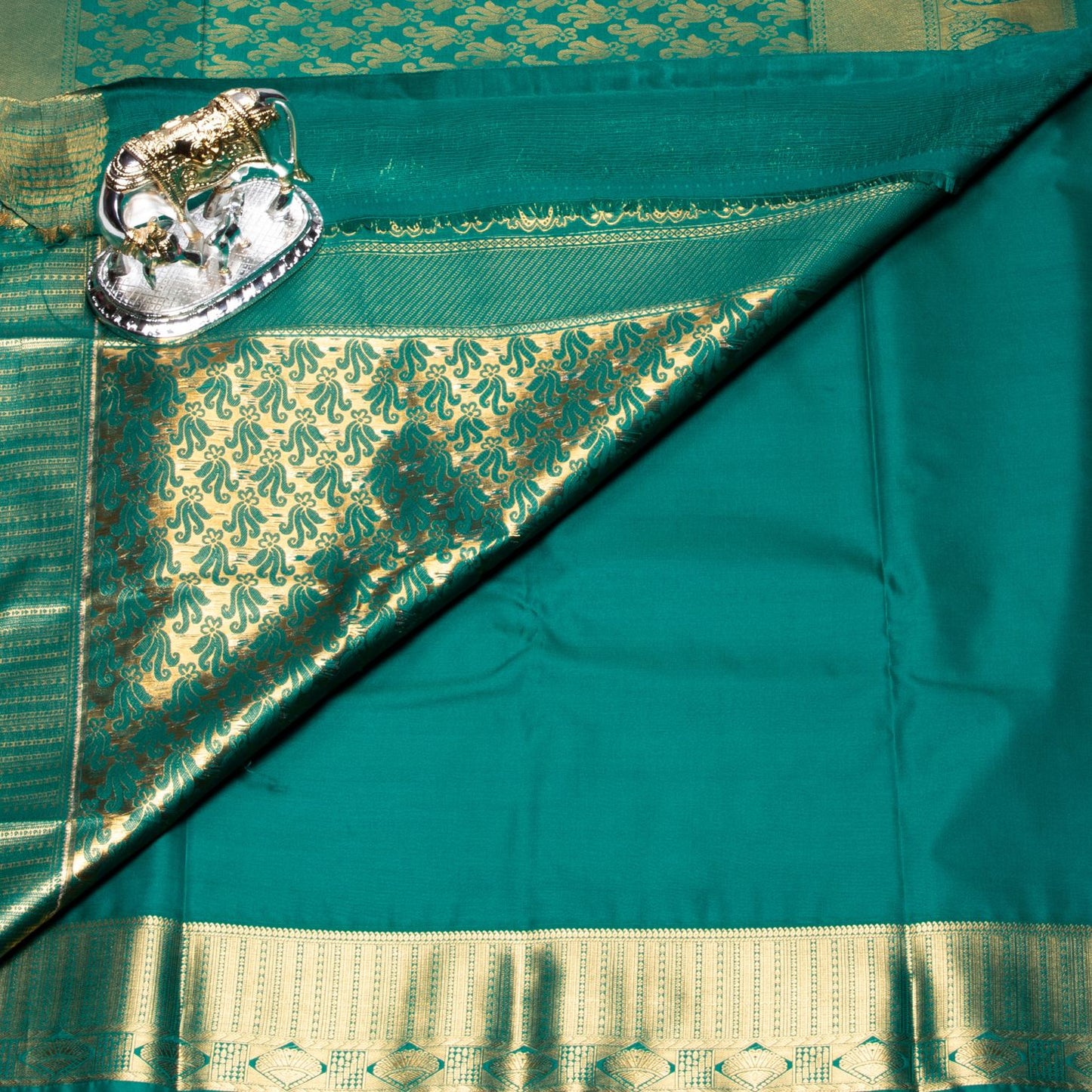 Kanchipuram Pure Silk Purple Cut Silk Saree| KA10167