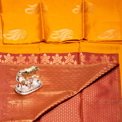 Kanchipuram Thread Haladhi Silk Saree | KA10030