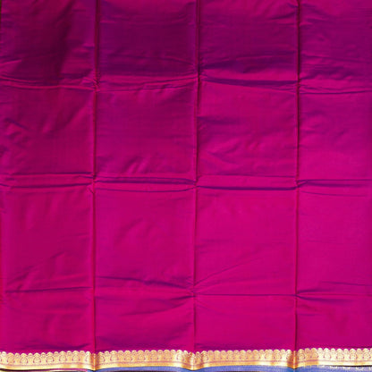 Kanchipuram Banarasi Dark Sky Blue Silk Saree | KA10084