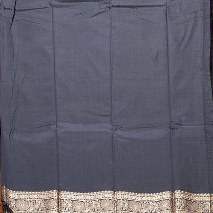 Kanchipuram Banarasi Black Silk Saree | KA10090