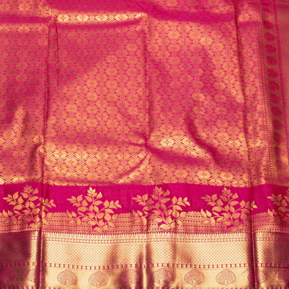 Kanchipuram Traditional Cream Silk Saree | KA10164
