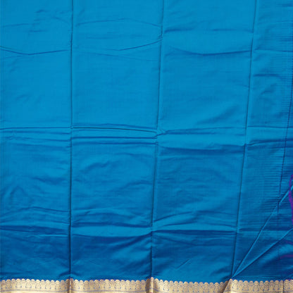 Kanchipuram Banarasi Magenta Dye Silk Saree | KA10083