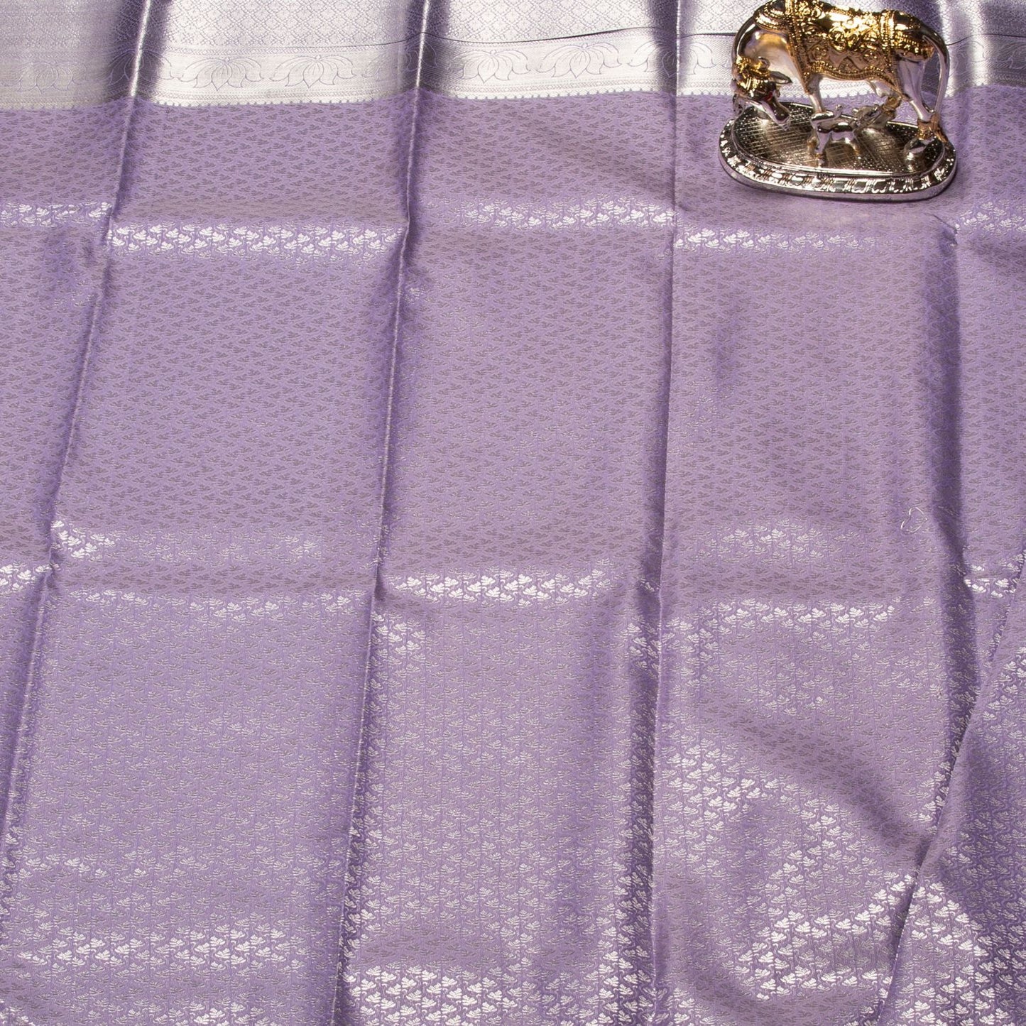 Silver Butta Medium Purple Silk Saree | KA10062