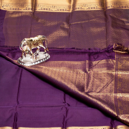 Kanchipuram Zary Dark Teal Silk Saree | KA10116