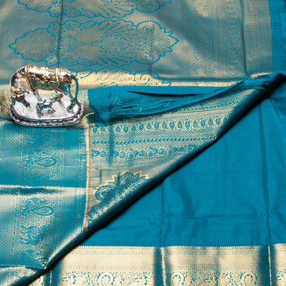 Kanchipuram Pure Wine Brown Silk Saree | KA10157