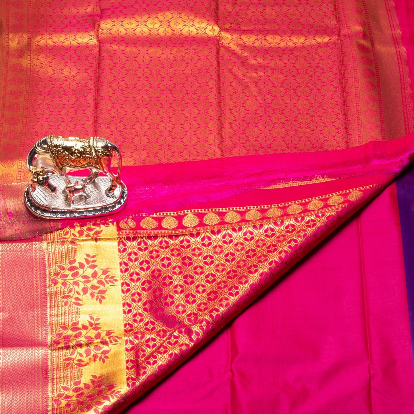 Kanchipuram Traditional Purple Silk Saree | KA10152
