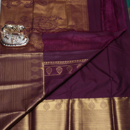 Kanchipuram Pure Emerald Green Silk Saree | KA10226