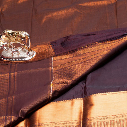 Kanchipuram Zary Deep Sky Blue Silk Saree | KA10105