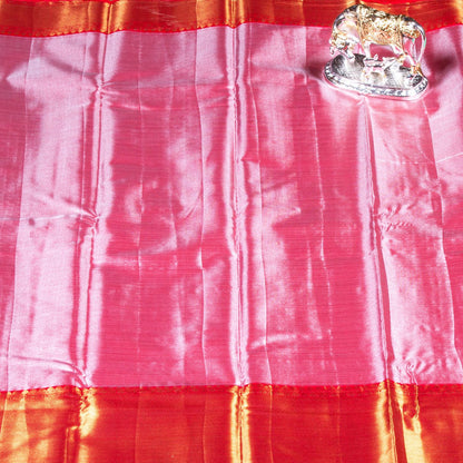 Kanchipuram Tissue Pista Green Silk Saree | KA10173