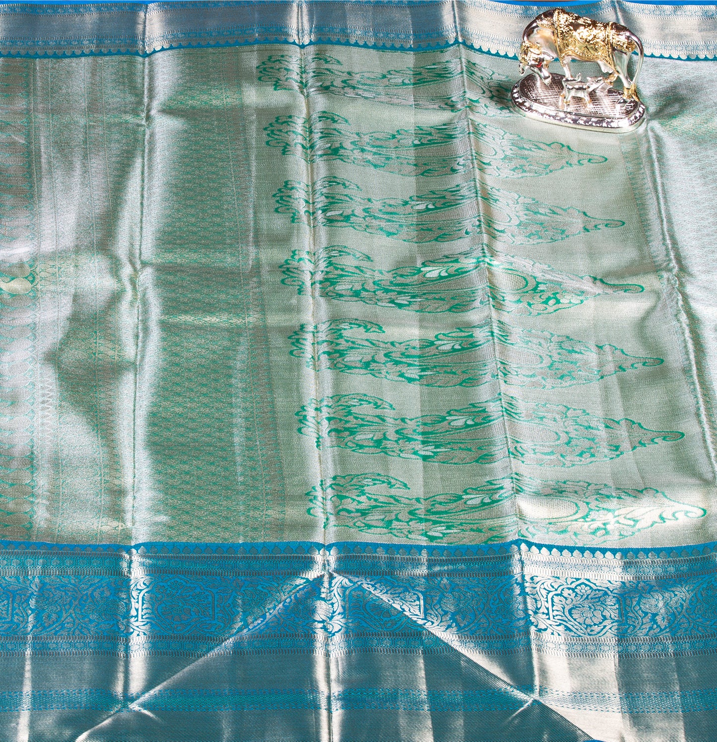 Kanchipuram Tissue Carnation Pink Silk Saree | KA10175