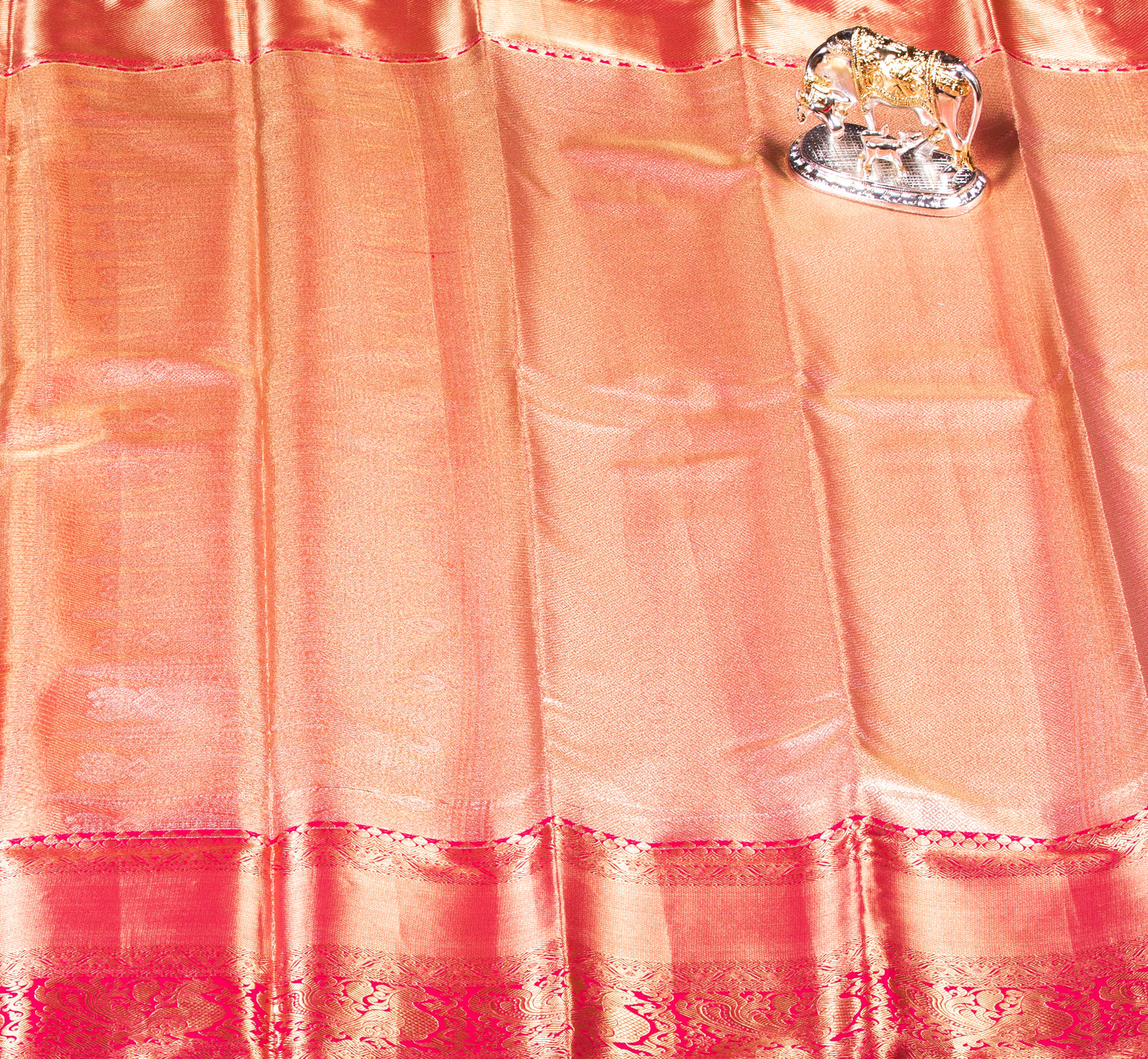 Kanchipuram Tissue Golden Lavender Silk Saree | KA10178